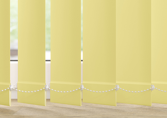 Trinity (Blackout), Daffodil Yellow - Vertical Blind Slats - Image 3